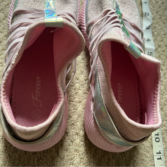 Holographic Pink Sneakers - Picture 4 of 7